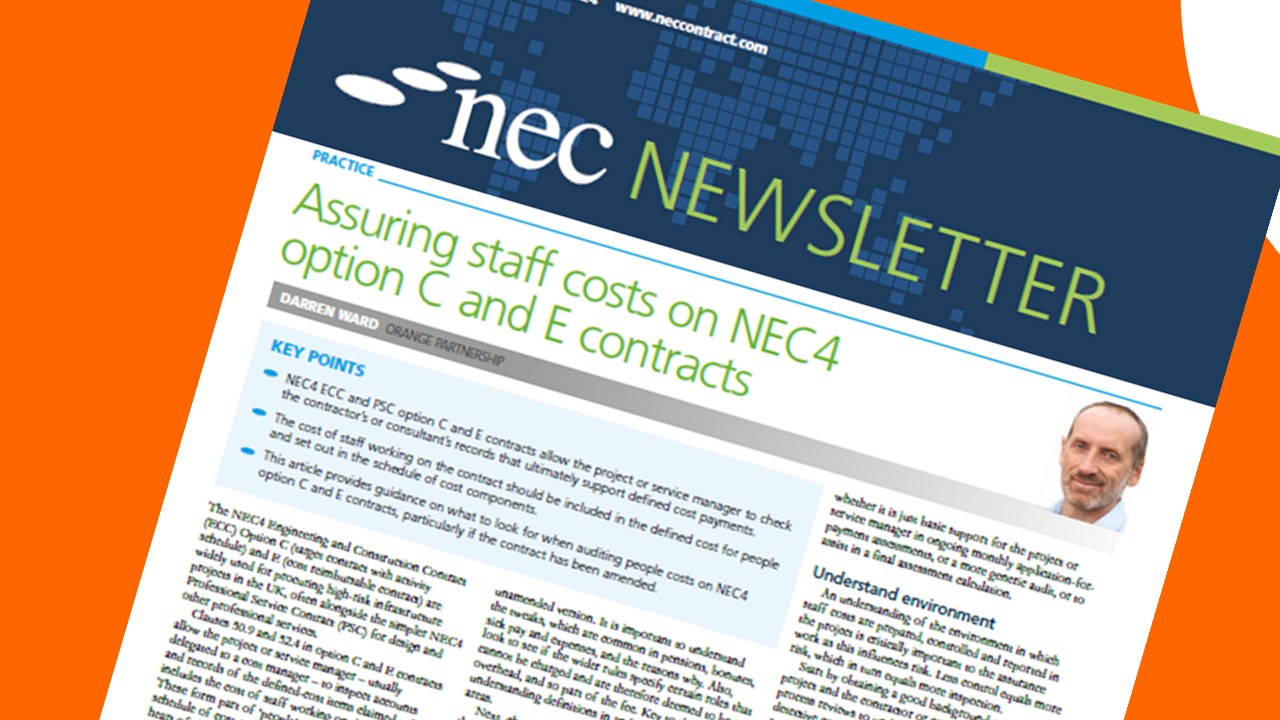 TOP article in NEC newsletter