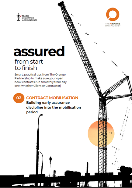Contract mobilisation – priority activities for robust assurance